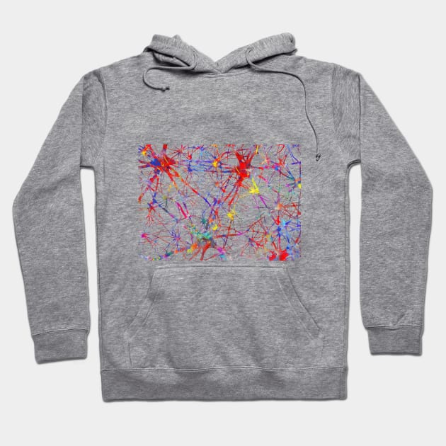 Brain cell anatomy Hoodie by RosaliArt